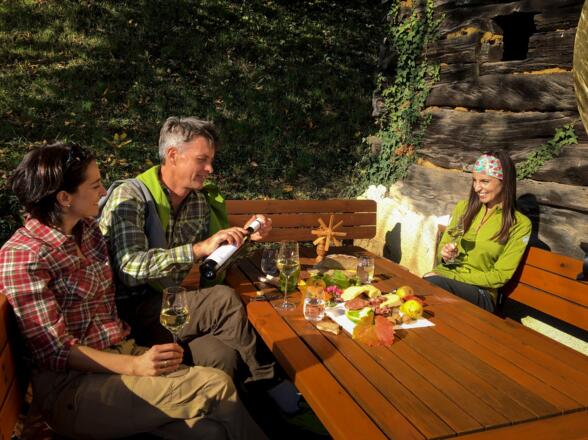 Stärkung im Weinland