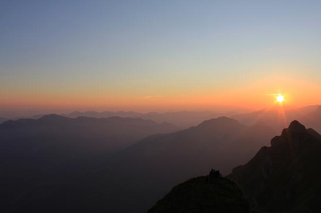 Sonnenaufgang auf der Kanisfluh