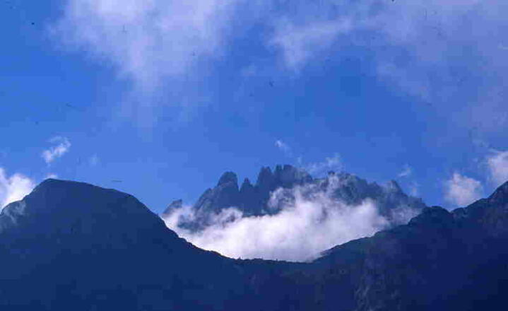 Blick auf die Mandelwände