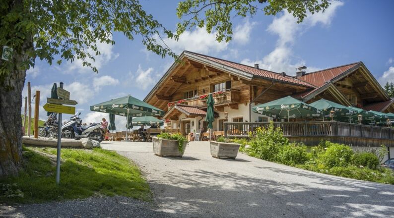 Kräutergarten Aschingeralm Alm Hütte Einkehr