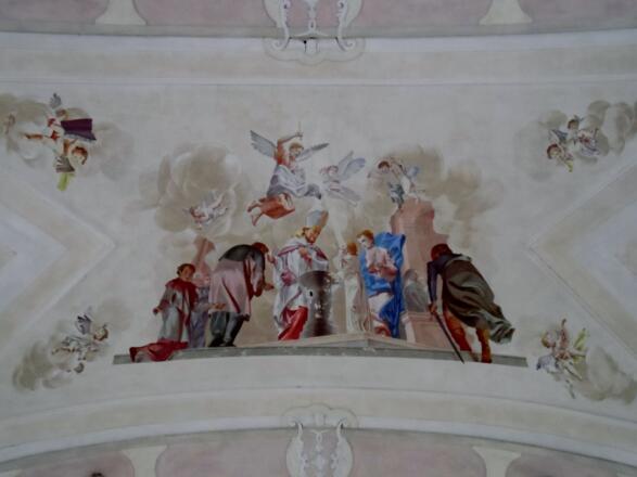 Deckenbemalung Ottilienkirche
