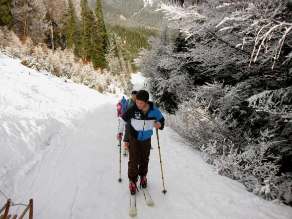 Das Prädikat &quot;kindertauglich&quot; ist bei dieser Skitour voll berechtigt.
