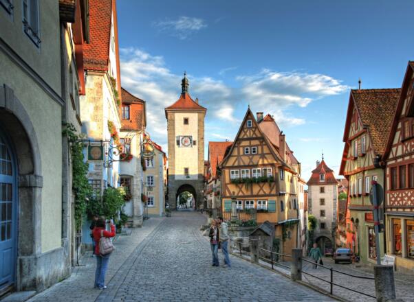 Am Plönlein in Rothenburg ob der Tauber
