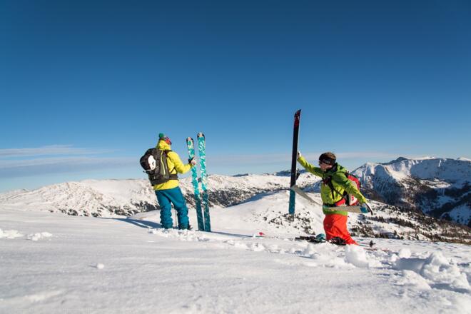 Abfellen auf der Blutigen Alm