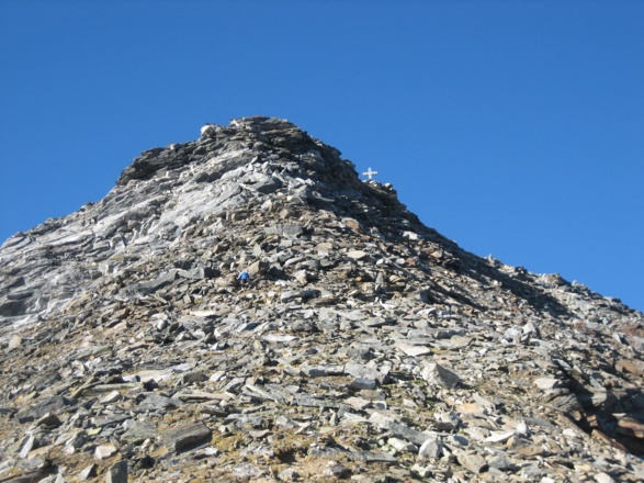 Larmkogel 3017 m - Blick von der Larmkogelscharte