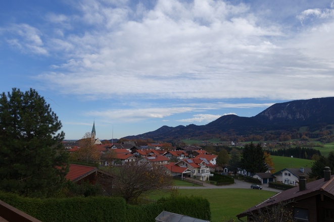 Ausblick vom Balkon