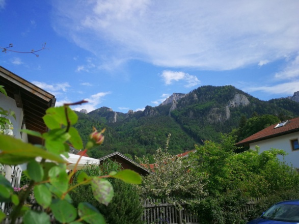 Blick Richtung Kampenwandseilbahn