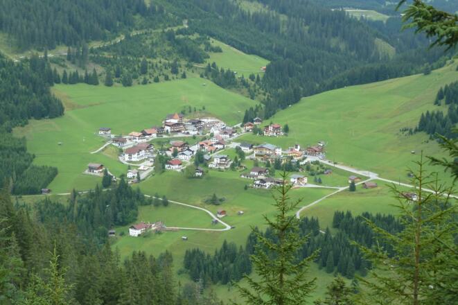 Blick Richtung Rinnen