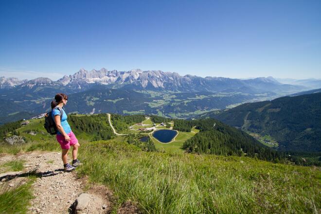 Aussicht vom Reiteralm Höhen-Rundweg