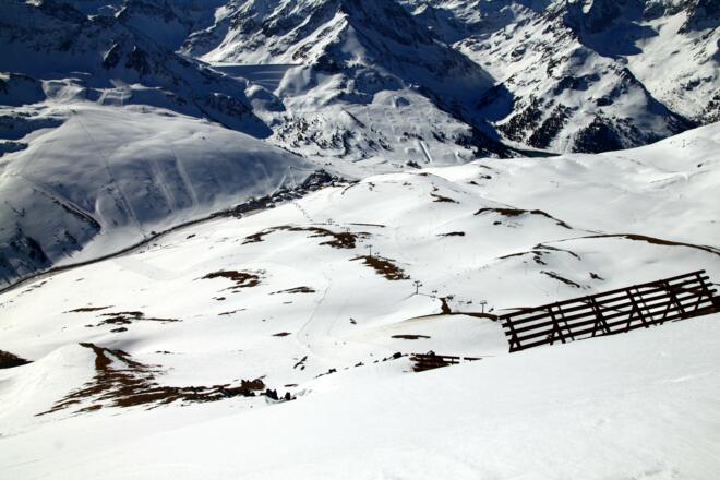 Blick vom Gipfel nach Kühtai