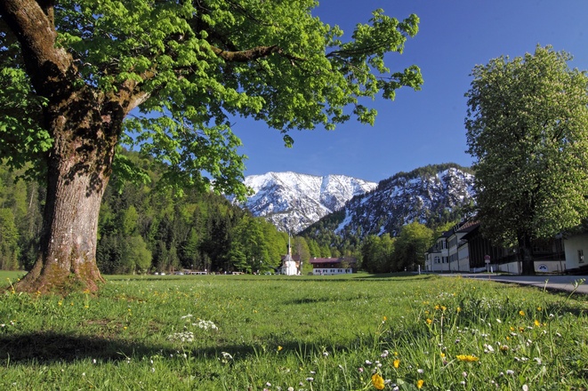 Wildbad Kreuth mit Blauberge