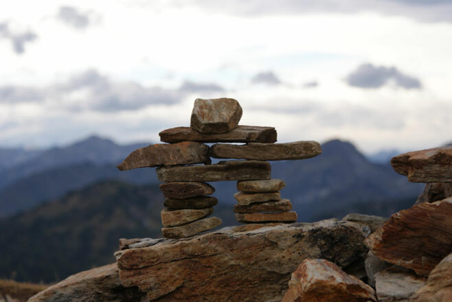 Stoamandl am Hochfeldmandl