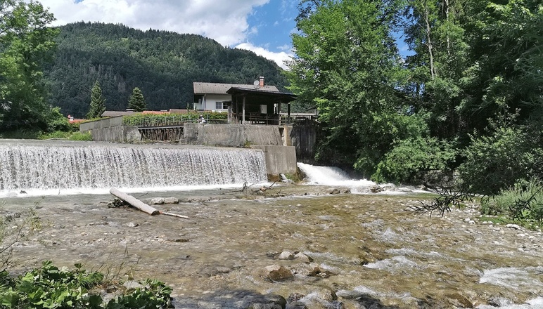 Wehranlage Kohlstatt - Station 10 Kieferer Energiewanderweg