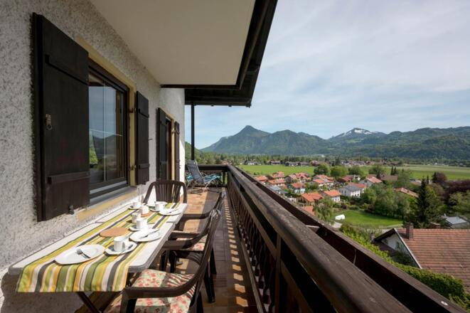 Sitzmöglichkeit auf dem Balkon