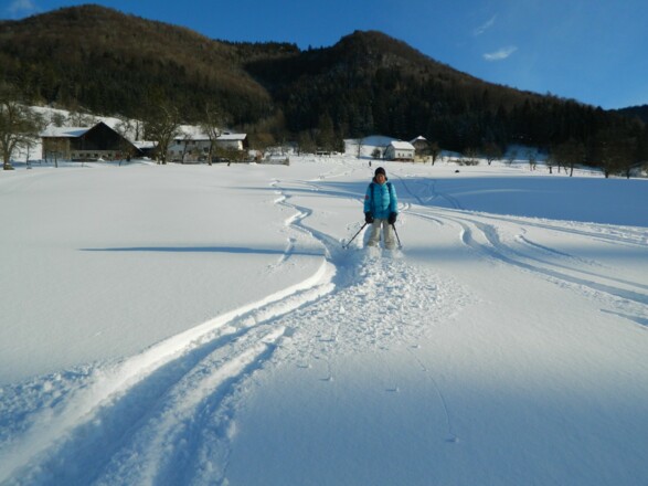 Abfahrt zum Kniebeiß