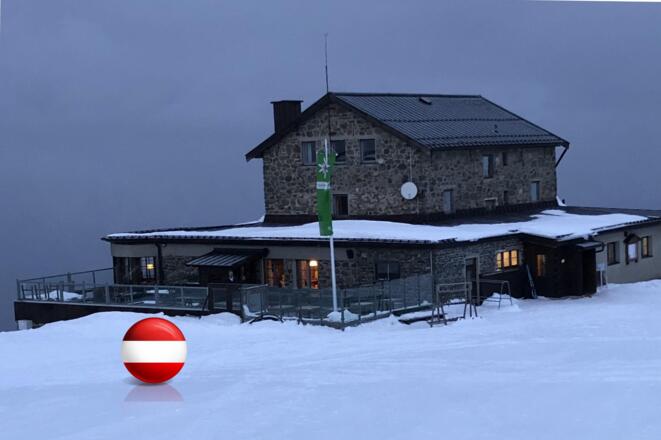 Patscherkofel Schutzhaus 1964 M Flagge