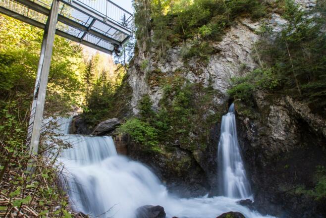 Aussichtsplattform in der Talbachklamm