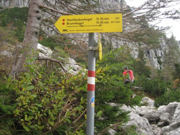 Auf ca. 1.300 m Seehöhe bietet sich die Möglichkeit zur Erweiterung der Tour zu einer Runde.