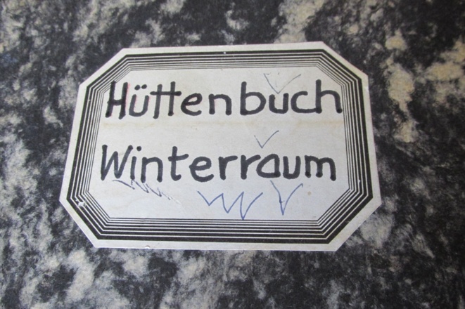 Hüttenbuch Winterraum