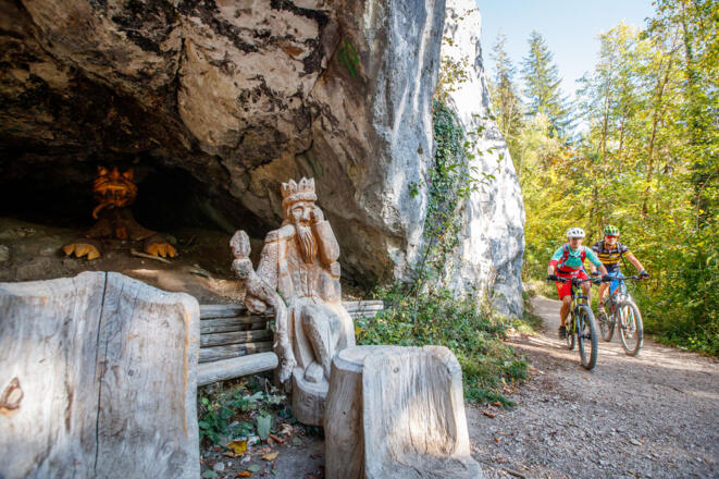 Entlang des Sagenweges auf der Trophy Trainingstrecke G