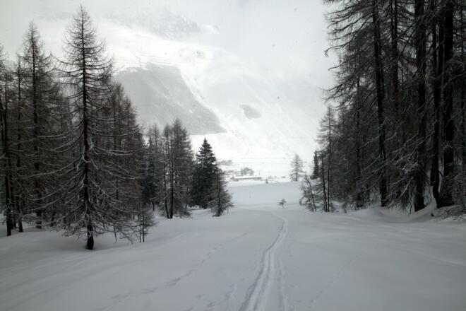 Blick zurück nach Haggen