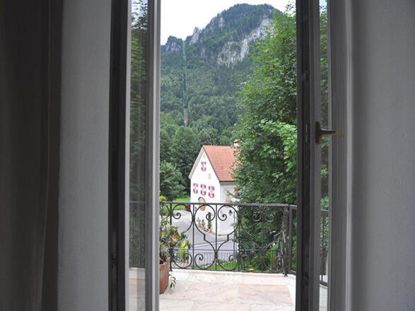 Terrassensicht Richtung Kampenwandbahn