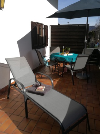 Erholung auf der Terrasse