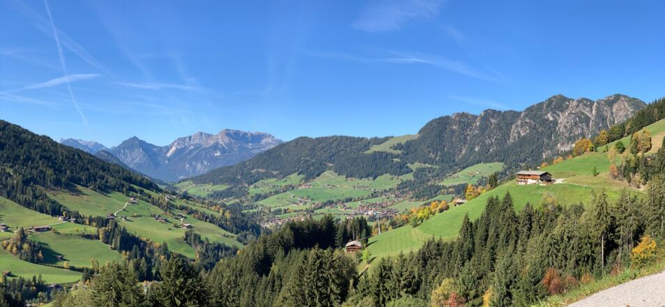 Blick von der Hochzeile Alpbach Richtung Rofan