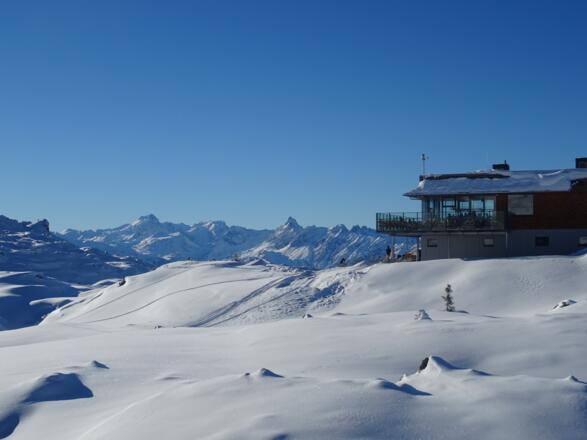 Eine Einkehr im Panoramarestaurant Muttjöchle lohnt sich