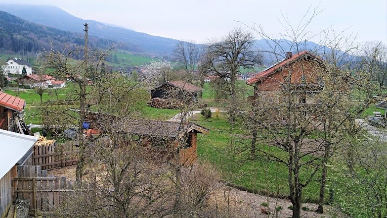 Aussicht vom Balkon