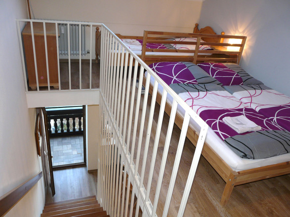 Schlafzimmer im oberen Bereich