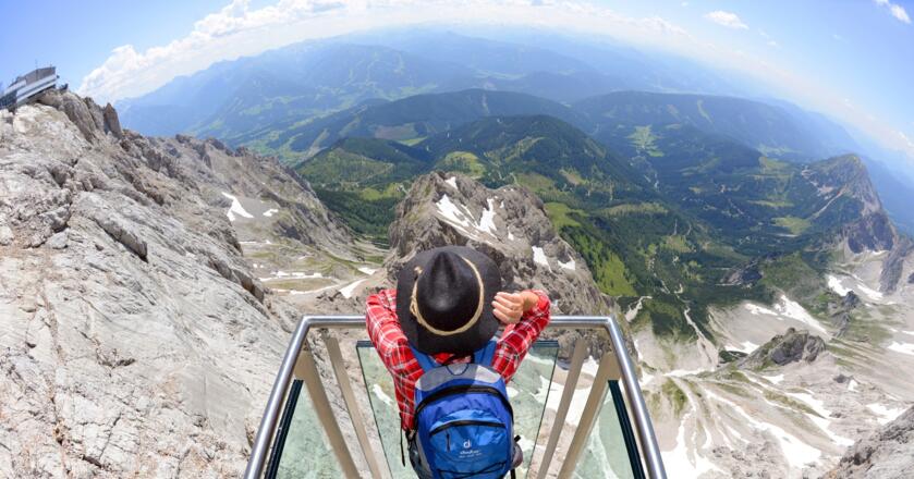 Brücke ins Nichts am Dachstein