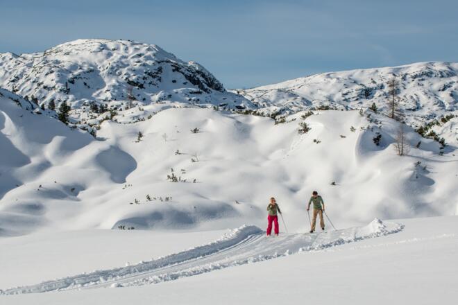 Höhenloipe Dachstein Krippenstein Gjaid Alm