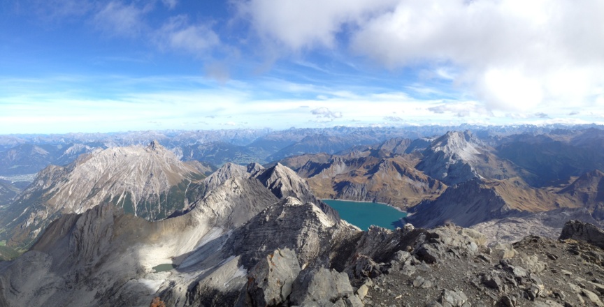 Blick vom Gipfel der Schesaplana