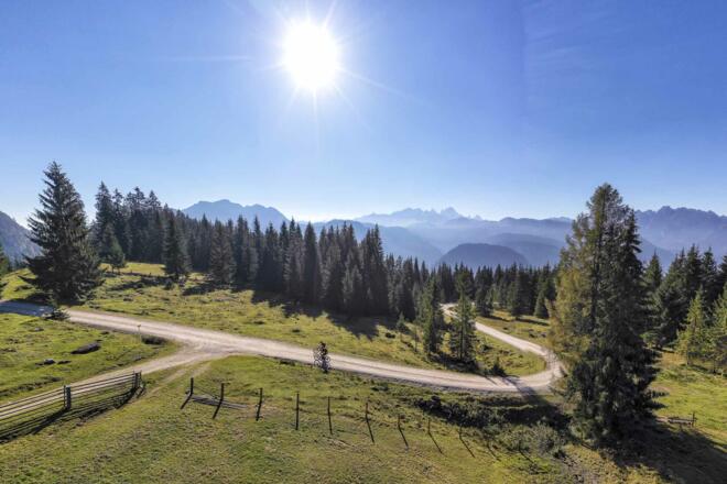 Panorama auf der Iglmoos Alm