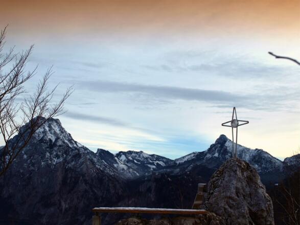 Blick zum Traunstein und Hutkogel von der Geißwand