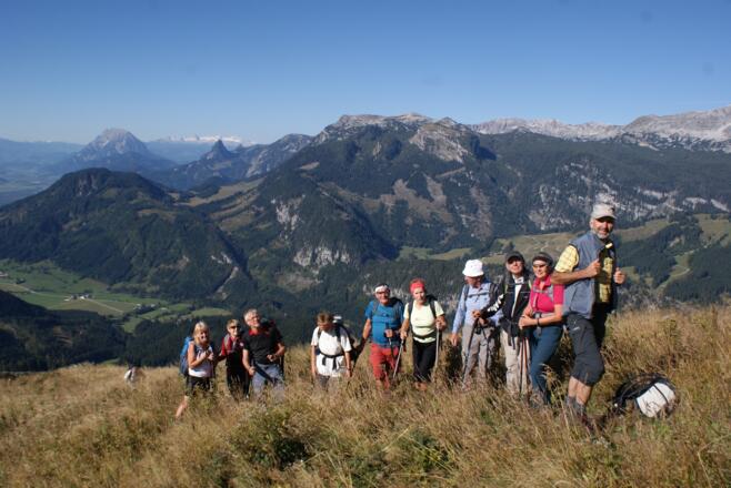 Unterwegs zum Lahnerkogel