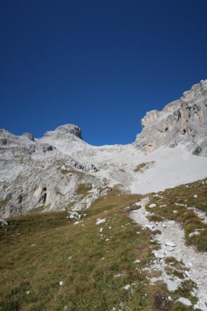 Aufstieg zur Sulzfluh durch das Gemschtobel