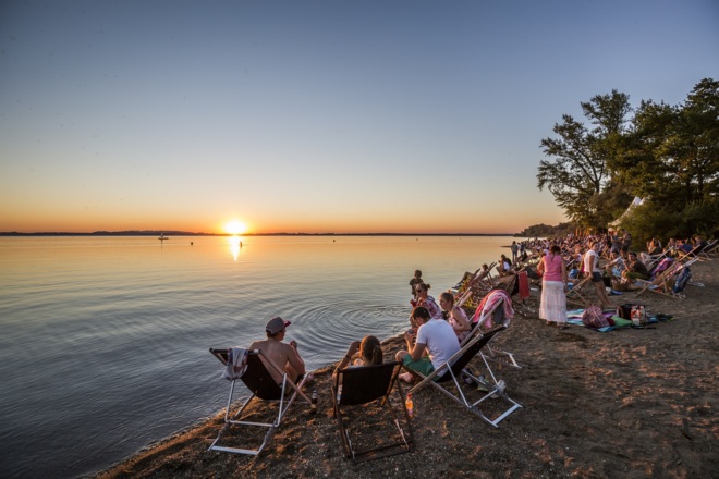 Sonnenuntergang am Chiemsee