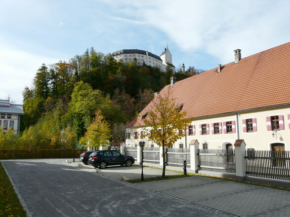 Parkplatz vor dem Haus