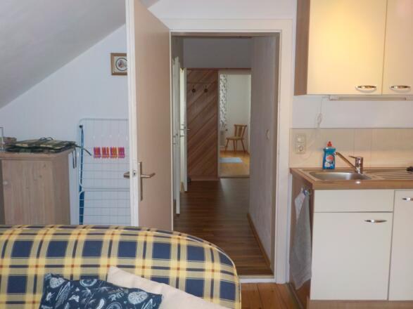 Ferienwohnung 2, Blick von Wohnbereich