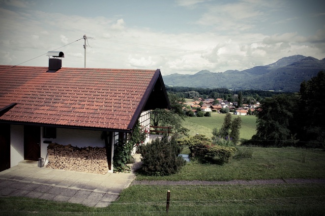 Blick auf das Haus