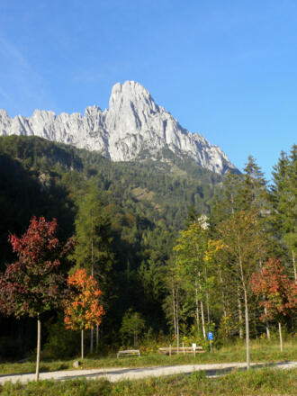 Ausgangspunkt Parkplatz Kaiserbachtal