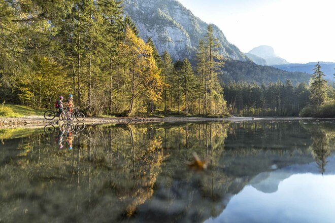 Koppenwinkellacke in Obertraun einer der ruhigsten Orte im Salzkammergut