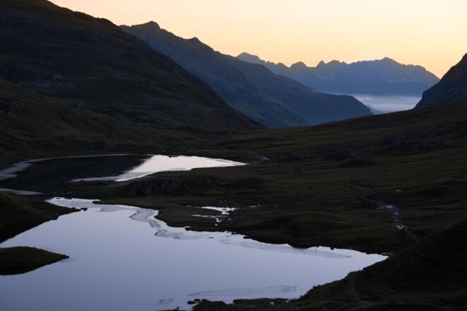 Scheidsee vor Sonnenaufgang
