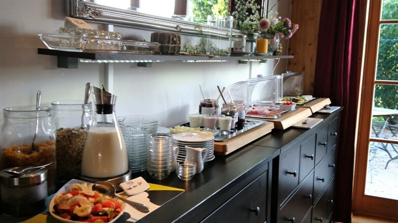 Unser reichhaltiges Frühstücksbüffet - auch in Fewo buchbar