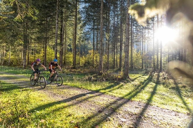Durchs Koppenwinkel Tal in Obertraun mit dem Mountainbike