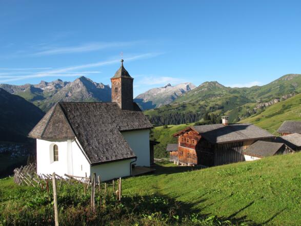 Bürstegg, die ehemals höchste ganzjährig bewohnte Siedlung in Vorarlberg