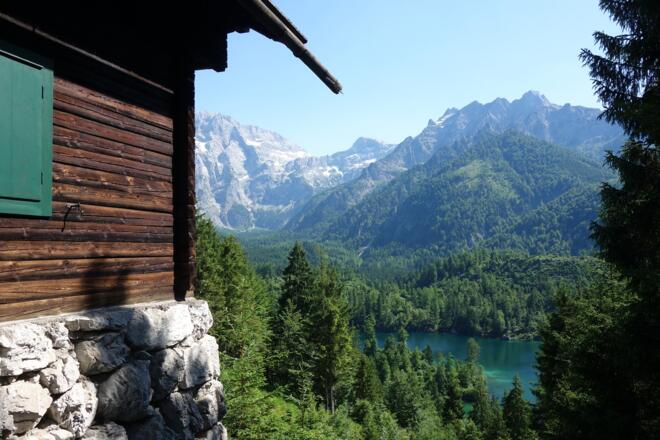Blick vom Jagdhaus Seeleithen auf den Gr. Ödsee