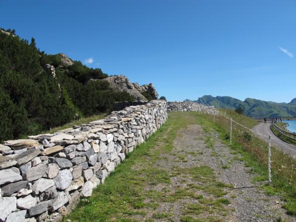 Lecher Mauer am Kriegersattel